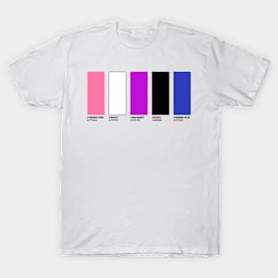 Genderfluid Color Palette T-Shirt